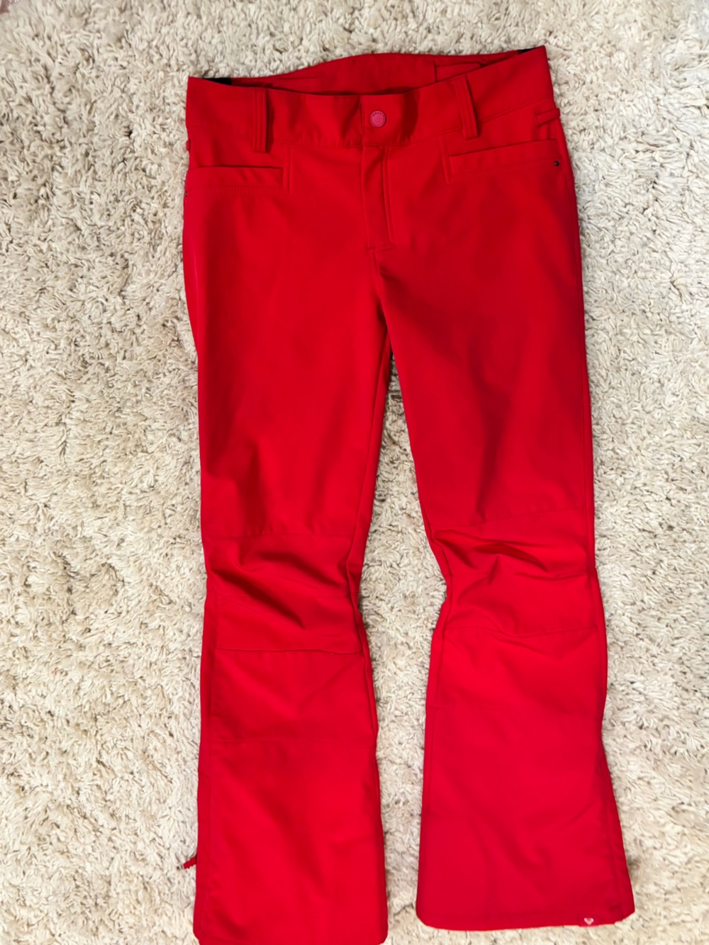 Roxy Bright Pink Women's Snow Pants - Slim Flare Fit